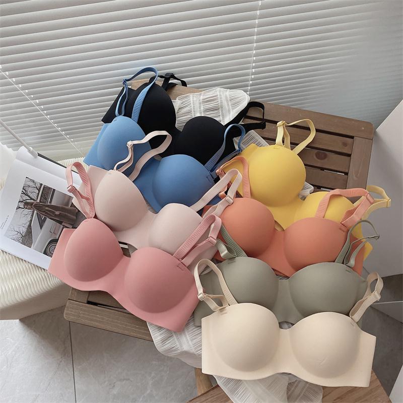 Bras Simple Japanese Pure Color Light Face A Piece Of Underwear Small Chest Gathering On The Support Comfortable Air Free, Khaki
Bras Simple Japanese Pure Color Light Face A Piece Of Underwear Small Chest Gathering On The Support Comfortable Air Free, Khaki