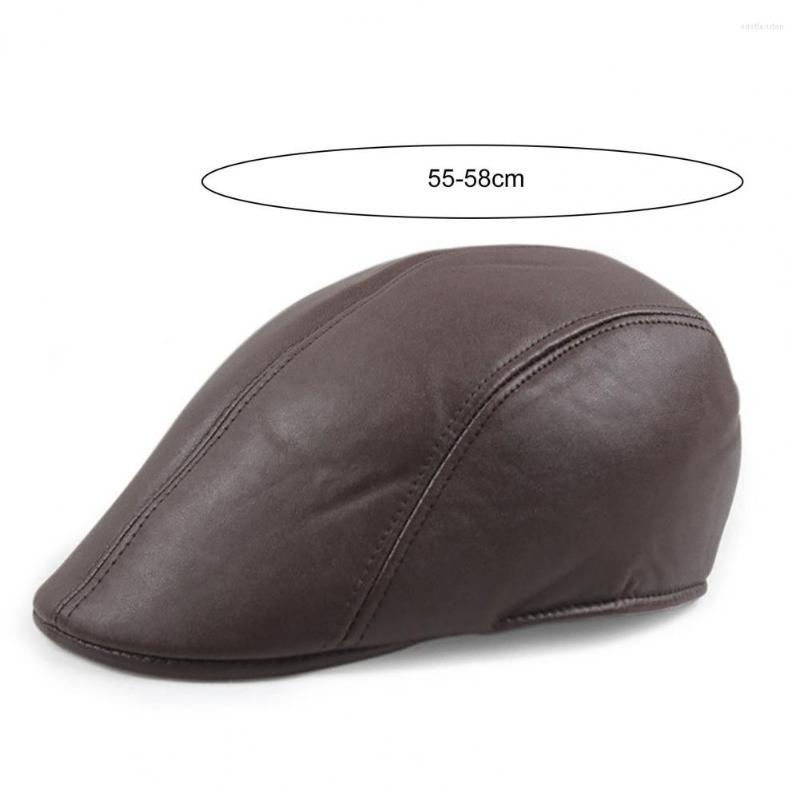 Berets Simple Flat Cap Soft Cold Resistant Tear-resistant Windproof Winter Male Driver Hat, Brown
Berets Simple Flat Cap Soft Cold Resistant Tear-resistant Windproof Winter Male Driver Hat, Brown