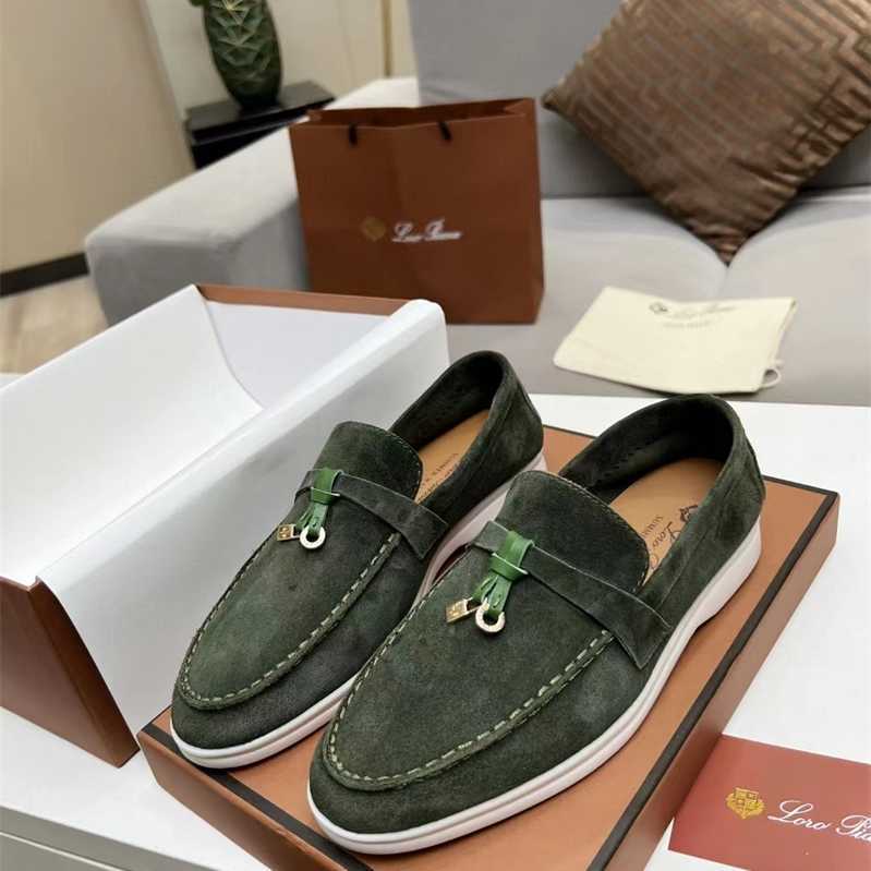 Italy Original Designer Shoes Rolopiana LP new Lefu shoes Women's single-footed cow suede slip-on couple's comfortable versatile flat-bottomed loafers06PA, Olive green
Italy Original Designer Shoes Rolopiana LP new Lefu shoes Women's single-footed cow suede slip-on couple's comfortable versatile flat-bottomed loafers06PA, Olive green