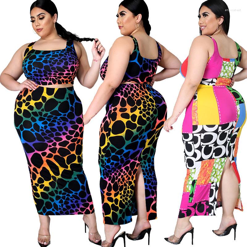 Tracksuits Summer Plus Size Women Clothing Two Piece Set 5xl Sleeveless Tops And Skirt Streetwear Leopard Outfit Wholesale Drop, Black
Tracksuits Summer Plus Size Women Clothing Two Piece Set 5xl Sleeveless Tops And Skirt Streetwear Leopard Outfit Wholesale Drop, Black