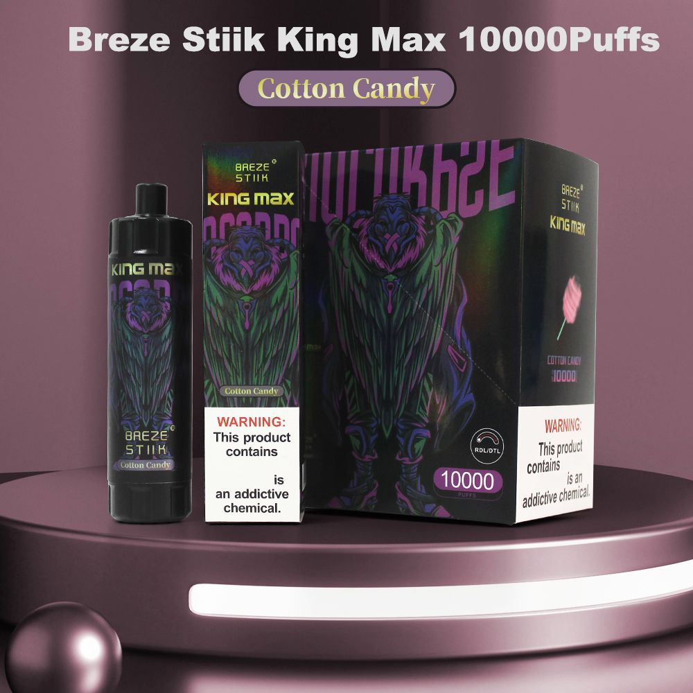 Original Breze Stiik King max 10000 Puffs 20ml Pods With Rechargeable 850mah Rechargable Battery10k Disposable Vape Pen Pod Ecigs 
Original Breze Stiik King max 10000 Puffs 20ml Pods With Rechargeable 850mah Rechargable Battery10k Disposable Vape Pen Pod Ecigs