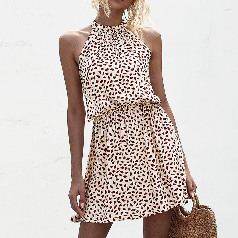 Casual Dresses High Street Summer Sexy Halter Floral Print Mini Dress 2023 Vintage Sleeveless Beach Party Short For Women, Beige
Casual Dresses High Street Summer Sexy Halter Floral Print Mini Dress 2023 Vintage Sleeveless Beach Party Short For Women, Beige