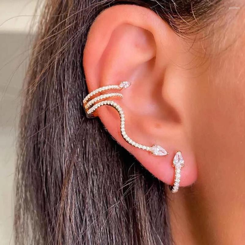 Backs Earrings Crystal Rhinestone Snake Ear Clips Cuff For Women Fashion Street Shooting No Piercing Hip Hop Rock Earr Punk Jewelry
Backs Earrings Crystal Rhinestone Snake Ear Clips Cuff For Women Fashion Street Shooting No Piercing Hip Hop Rock Earr Punk Jewelry