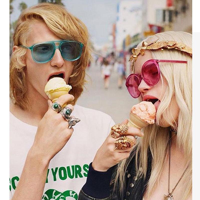 Sunglasses Large Frame Transparent Plastic Glasses Yellow Lens Retro Male Clear Candy Color Lady
Sunglasses Large Frame Transparent Plastic Glasses Yellow Lens Retro Male Clear Candy Color Lady