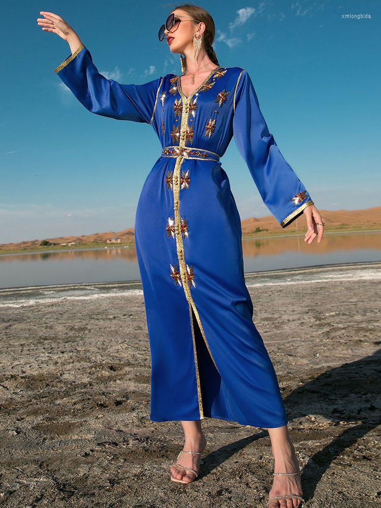 Ethnic Clothing Ramadan Eid Mubarak Satin Abaya Dubai Turkey Islam Arabic Muslim Party Evening Dresses For Women Robe Musulmane Longue Femme
Ethnic Clothing Ramadan Eid Mubarak Satin Abaya Dubai Turkey Islam Arabic Muslim Party Evening Dresses For Women Robe Musulmane Longue Femme