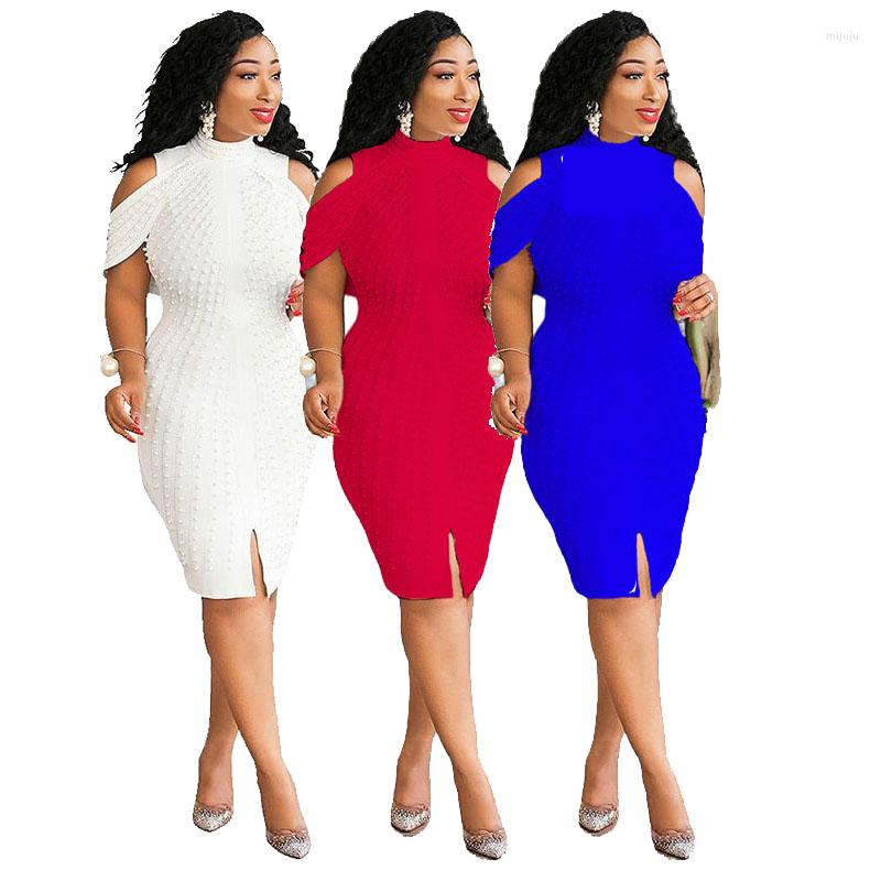 Plus Size Dresses Summer Split Dress Women Bodycon Pearls Elegance Sleeveless Off Shoulder Vintage Wholesale Drop, Blue
Plus Size Dresses Summer Split Dress Women Bodycon Pearls Elegance Sleeveless Off Shoulder Vintage Wholesale Drop, Blue