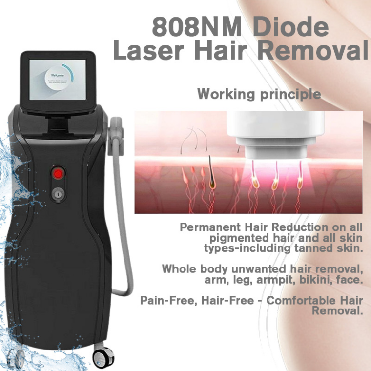 Laser Machine 1200W 808Nm Diode Laser Hair Removal Machine 30 Million Shots Ice Pain Relif Skin Rejuvenation Beauty Equipment 2 Years Warran
Laser Machine 1200W 808Nm Diode Laser Hair Removal Machine 30 Million Shots Ice Pain Relif Skin Rejuvenation Beauty Equipment 2 Years Warran