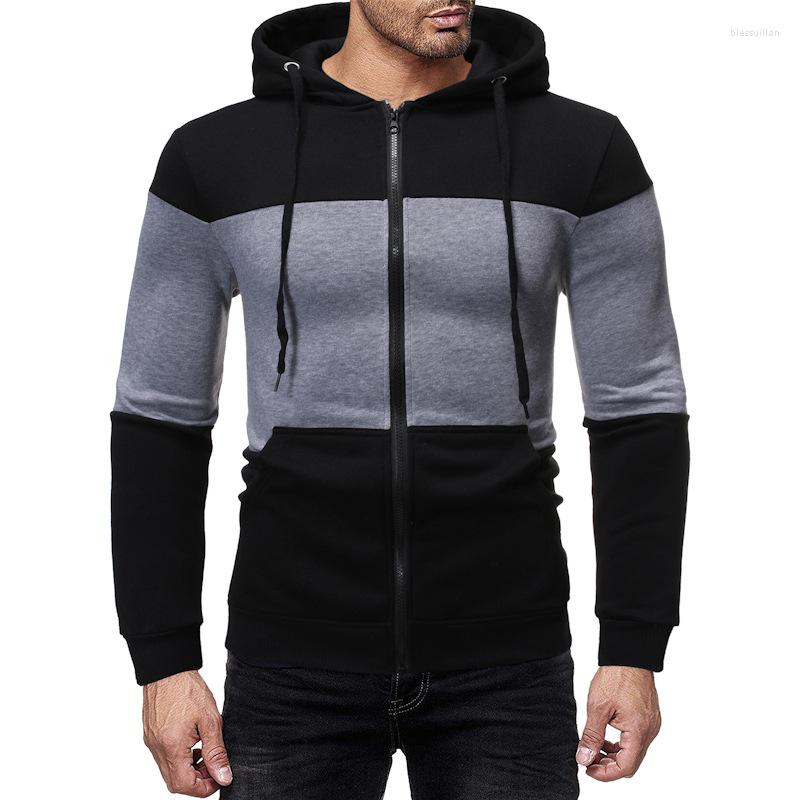 Men's Hoodies Autumn And Winter Foreign Trade Pattern Splicing Hoodie Man Fleece Catching Sleeve Head Fashion Zipper Hooded Cap, Black
Men's Hoodies Autumn And Winter Foreign Trade Pattern Splicing Hoodie Man Fleece Catching Sleeve Head Fashion Zipper Hooded Cap, Black