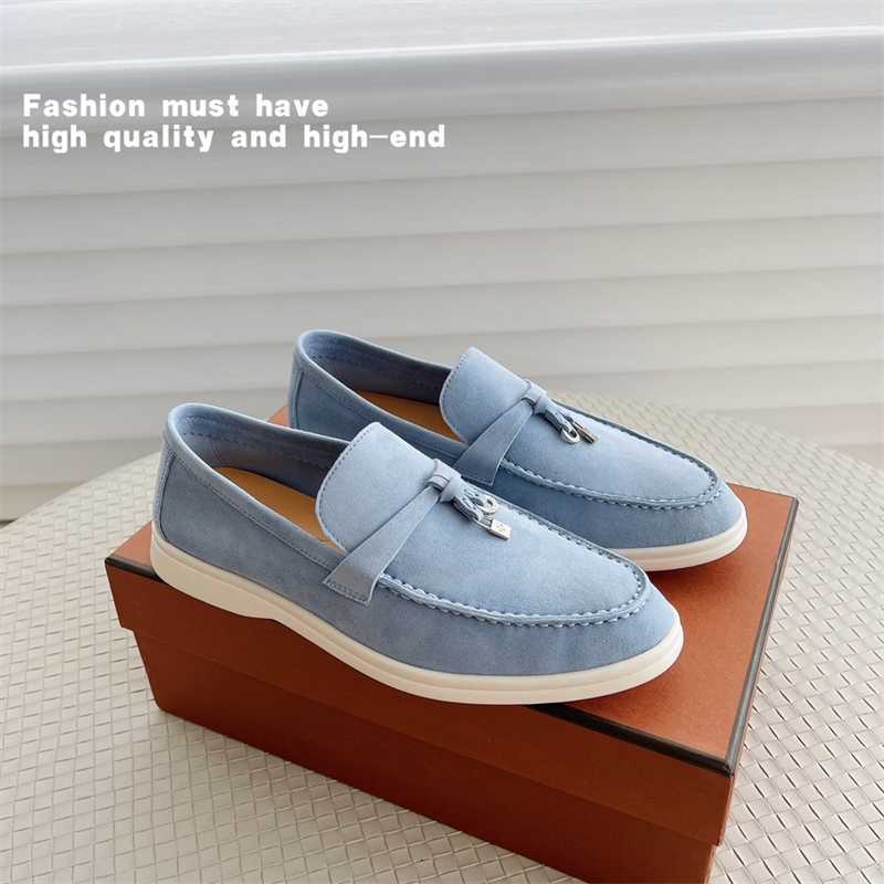Italy Designer Shoes Loropiana the Old Seven Invincible Soft Glutinous~leather Lp Loafer Shoes with Soft Soles British Style and Lazy Casual Single Shoe Suede, Sky blue
Italy Designer Shoes Loropiana the Old Seven Invincible Soft Glutinous~leather Lp Loafer Shoes with Soft Soles British Style and Lazy Casual Single Shoe Suede, Sky blue
