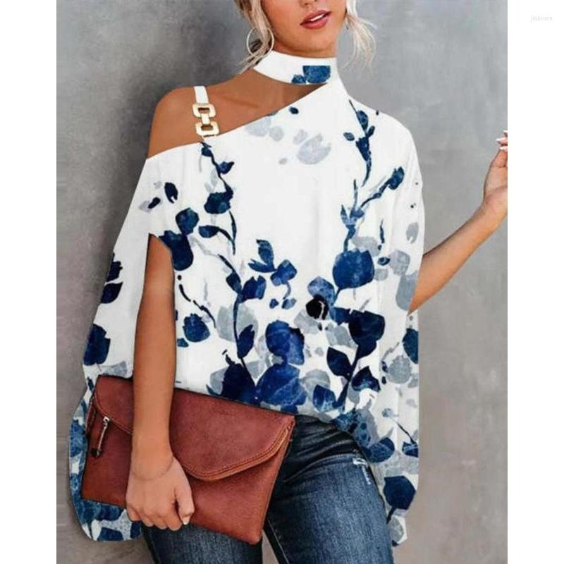 Women' Blouses 2023 Summer Women Oversized Plants Print Chain Strap Cold Shoulder Half Sleeve Top Fashion Femme Batwing Halter, Fuchsia
Women' Blouses 2023 Summer Women Oversized Plants Print Chain Strap Cold Shoulder Half Sleeve Top Fashion Femme Batwing Halter, Fuchsia