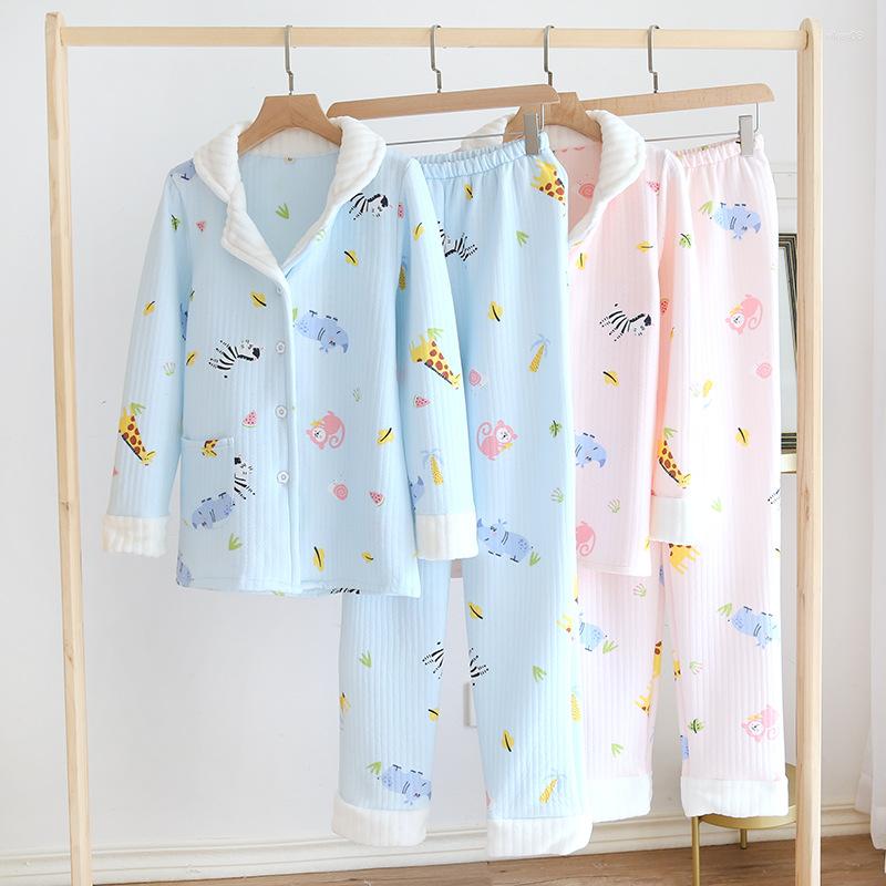 Women's Sleepwear Japanese Cartoon Style Autumn Winter Long-sleeved Trousers Air Quilted Cotton Warm Women Pajamas Komplety Damskie, Cygpink giraffe
Women's Sleepwear Japanese Cartoon Style Autumn Winter Long-sleeved Trousers Air Quilted Cotton Warm Women Pajamas Komplety Damskie, Cygpink giraffe