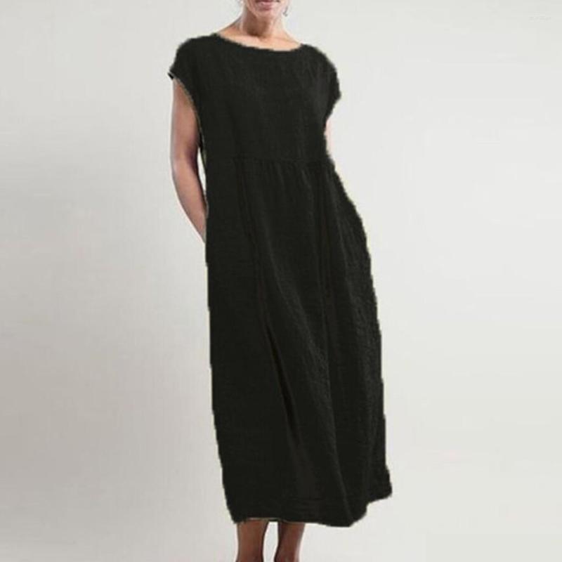 Casual Dresses Women's Solid Sleeveless O-neck Maxi Pockets Linen Loose Baggy Kaftan Long Dress Slit Mini, Green
Casual Dresses Women's Solid Sleeveless O-neck Maxi Pockets Linen Loose Baggy Kaftan Long Dress Slit Mini, Green