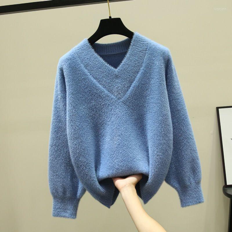 Women's Sweaters 2023 Fashion Ladies V-Neck Thickened Sweater Warm Knit Winter Dase Top
Women's Sweaters 2023 Fashion Ladies V-Neck Thickened Sweater Warm Knit Winter Dase Top