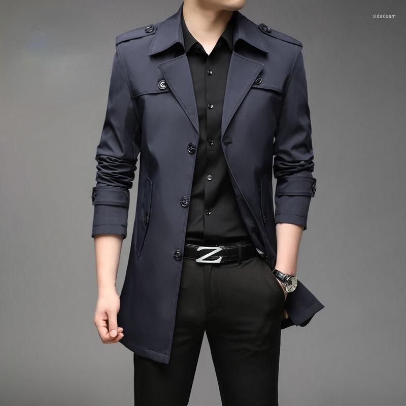 Men's Jackets Trench Coat Men Mid-length Coats Korean Style Slim British Men's Business Overcoat Male, Black
Men's Jackets Trench Coat Men Mid-length Coats Korean Style Slim British Men's Business Overcoat Male, Black