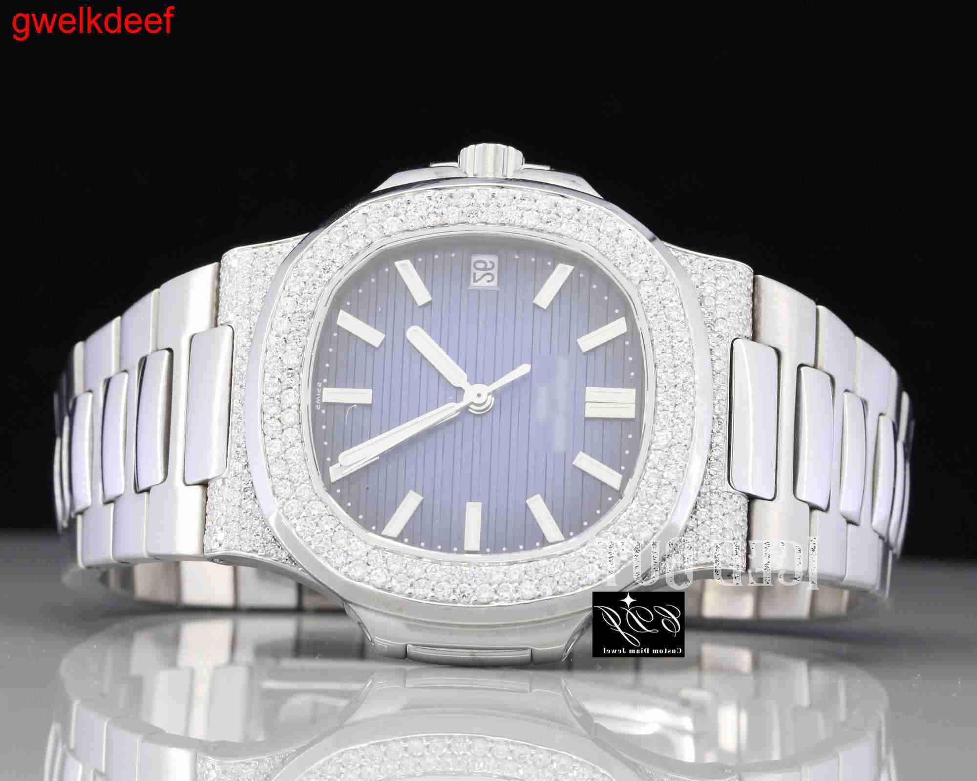 Wristwatches Luxury Custom Bling Iced Out Watches White Gold Plated Moiss anite Diamond Watchess 5A high quality replication Mechanical GMA7
Wristwatches Luxury Custom Bling Iced Out Watches White Gold Plated Moiss anite Diamond Watchess 5A high quality replication Mechanical GMA7