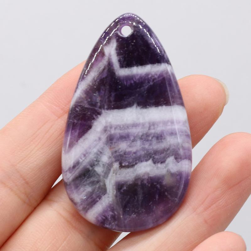 Pendant Necklaces Natural Amethyst Semi-precious Long Water Dripples With Hole Beads Charms For Jewelry Making Diy Necklace Accessorie 1PCPe
Pendant Necklaces Natural Amethyst Semi-precious Long Water Dripples With Hole Beads Charms For Jewelry Making Diy Necklace Accessorie 1PCPe