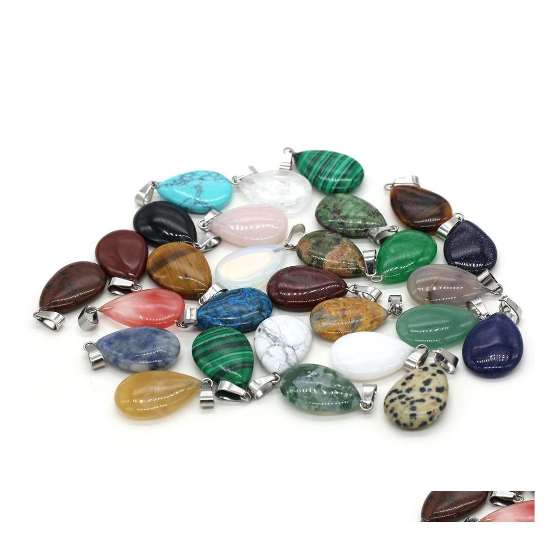 Charms Natural Stone Waterdrop Pendant Rose Quartz Healing Reiki Crystal Diy Necklace Earrings Women Fashion Jewelry Finding Whole D Dhimd
Charms Natural Stone Waterdrop Pendant Rose Quartz Healing Reiki Crystal Diy Necklace Earrings Women Fashion Jewelry Finding Whole D Dhimd