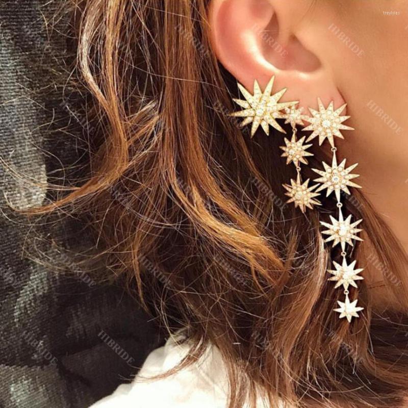Stud Earrings HIBRIDE Design Gold Color Cubic Zircon For Women Bridal Accessories Boucle D'oreille Jewelry E-538
Stud Earrings HIBRIDE Design Gold Color Cubic Zircon For Women Bridal Accessories Boucle D'oreille Jewelry E-538