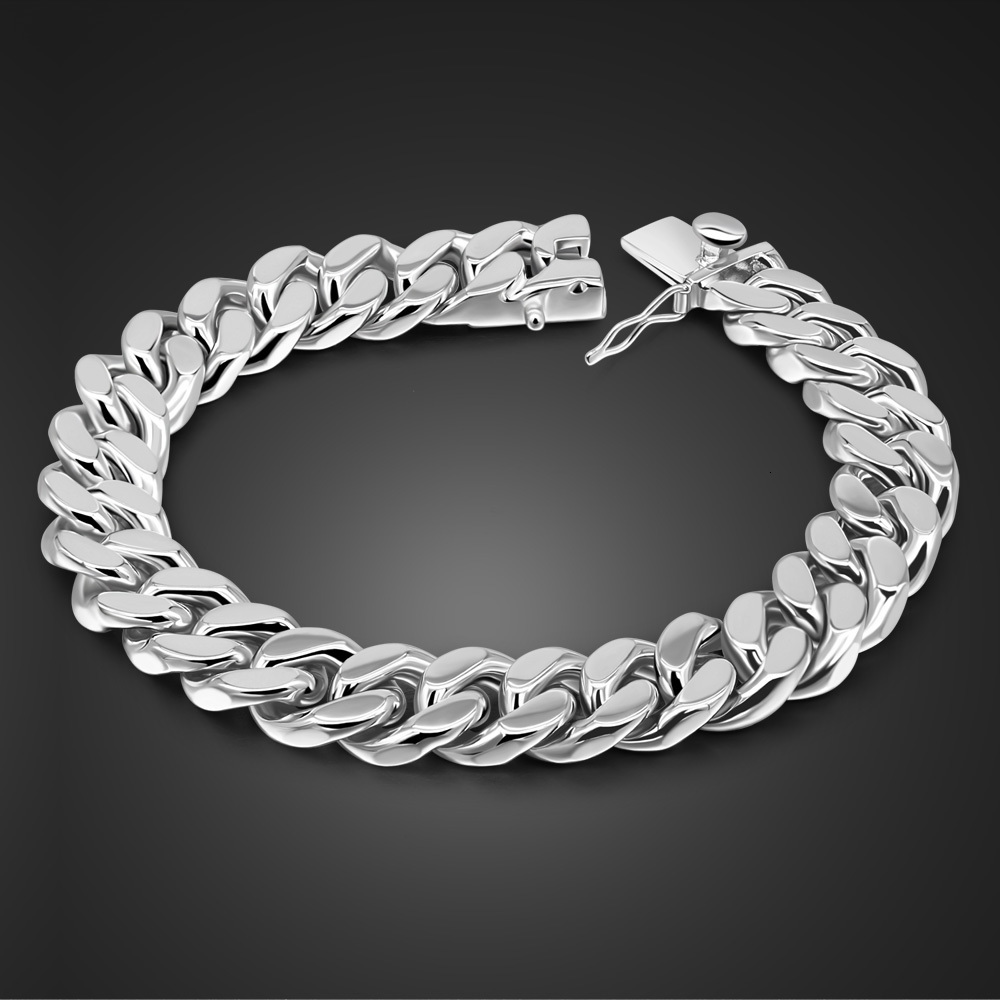 Charm Bracelets Original Genuine 100% 925 Sterling Silver Men 135MM Curb Cuban Chain 7510 inch Solid Punk Fine Jewelry Gift 230216
Charm Bracelets Original Genuine 100% 925 Sterling Silver Men 135MM Curb Cuban Chain 7510 inch Solid Punk Fine Jewelry Gift 230216