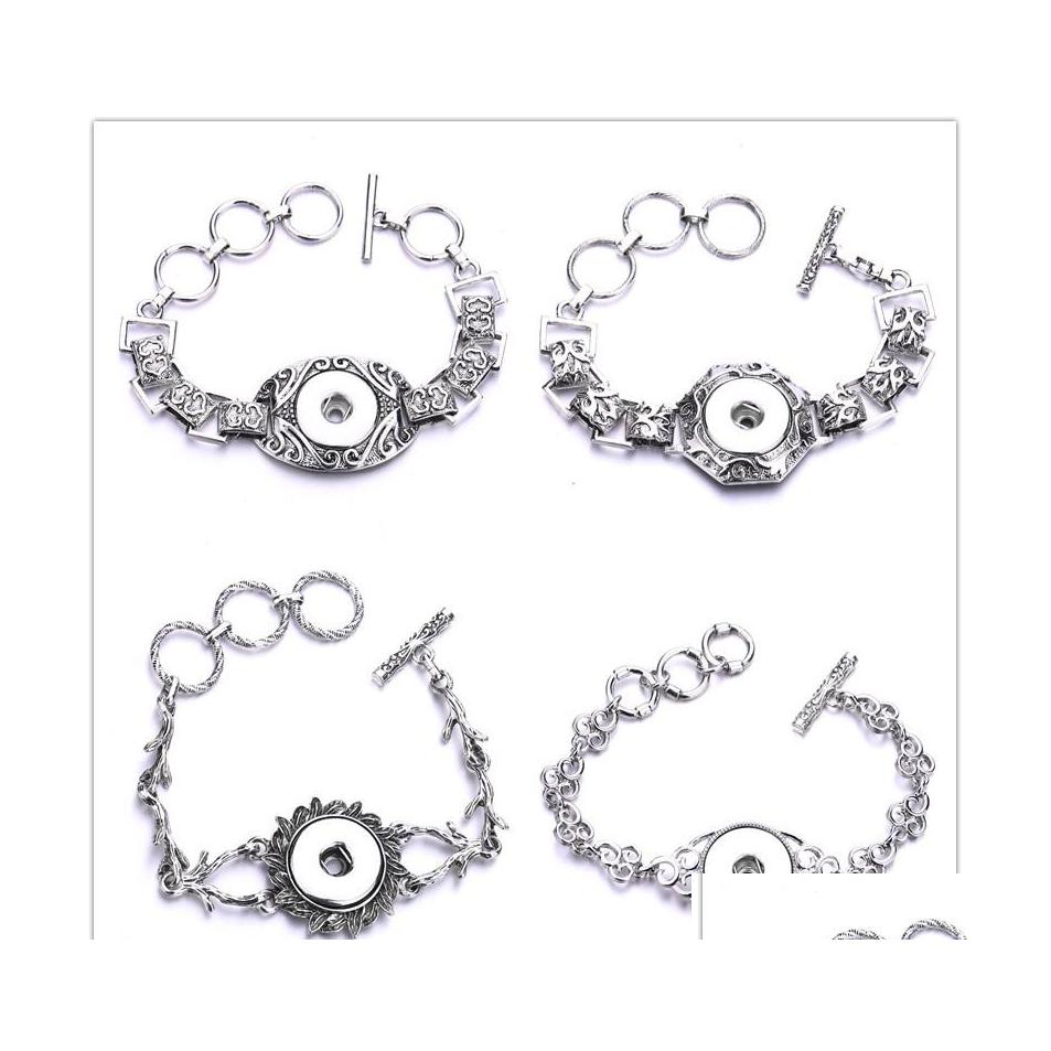 Charm Bracelets Vintage Mixed Styles 18Mm Snap Button Heart Bracelet Sier Gold Link Chain Three Snaps Buttons Jewelry For Women Men Dh7Bu
Charm Bracelets Vintage Mixed Styles 18Mm Snap Button Heart Bracelet Sier Gold Link Chain Three Snaps Buttons Jewelry For Women Men Dh7Bu