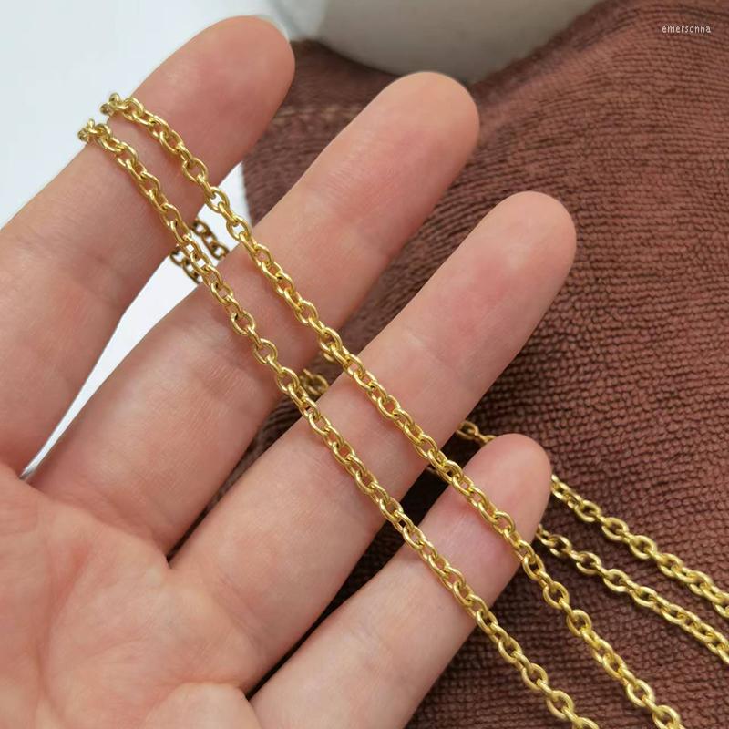 Chains Pure Titanium 3 MM Width O-Shaped Welded Deadth Gold Color Link Chain Necklace
Chains Pure Titanium 3 MM Width O-Shaped Welded Deadth Gold Color Link Chain Necklace