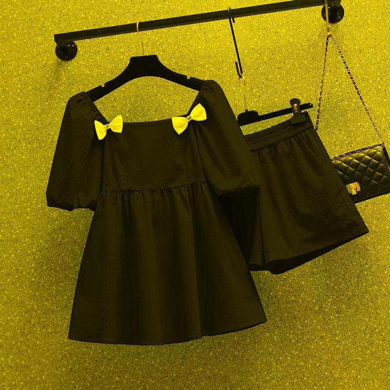 Women's Tracksuits Women 2 Piece Sets French Vintage Summer 2023 Casual Bow Sexy Strapless Shirt Top Shorts Suits Fashion Elegant Female Sui, Blue suit
Women's Tracksuits Women 2 Piece Sets French Vintage Summer 2023 Casual Bow Sexy Strapless Shirt Top Shorts Suits Fashion Elegant Female Sui, Blue suit