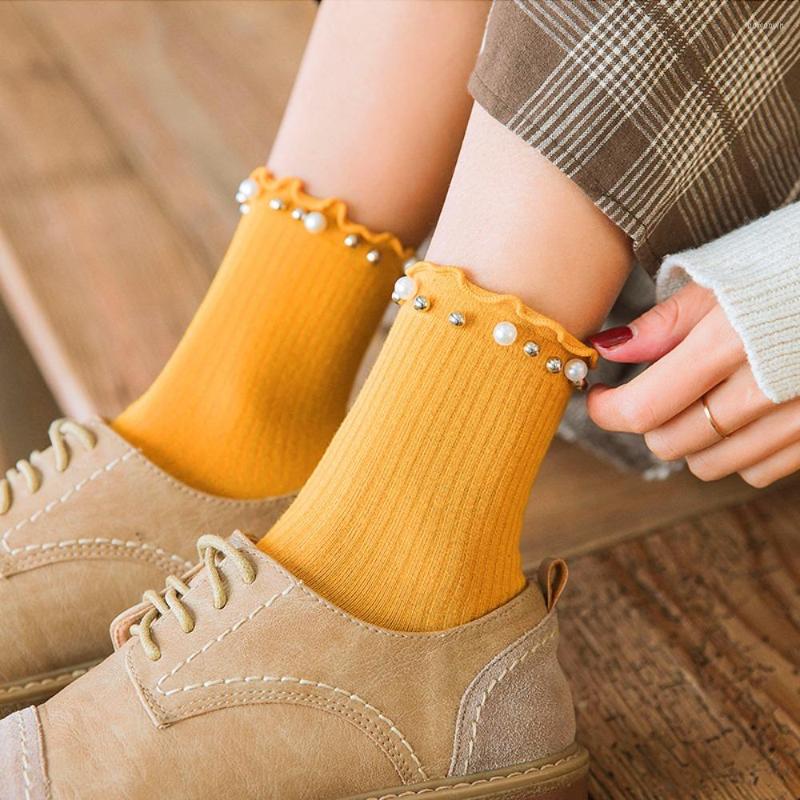 Women Socks Spring And Summer Women's Lace Pearl Fashion Vertical Stripe Medium Tube Cotton, White
Women Socks Spring And Summer Women's Lace Pearl Fashion Vertical Stripe Medium Tube Cotton, White