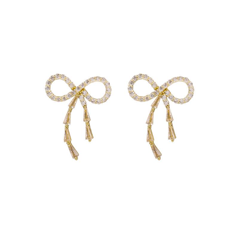 Dangle Earrings & Chandelier Arrival Fashion Women Bow Knot Fine Luxury Zirconia Ear Stud Bridal Wedding Girl Birthday Gift
Dangle Earrings & Chandelier Arrival Fashion Women Bow Knot Fine Luxury Zirconia Ear Stud Bridal Wedding Girl Birthday Gift