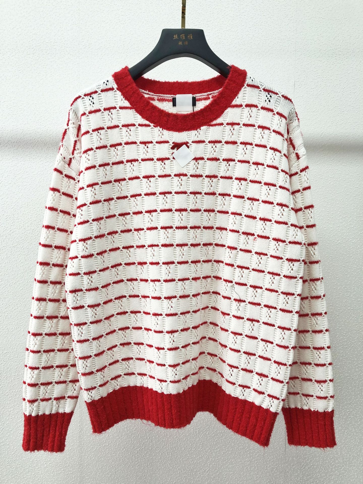 204 2023 Runway Spring Summer Women Sweater Pink Brand SAme Style Sweater Long Sleeve Crew Neck Fashion Clothes si, White
204 2023 Runway Spring Summer Women Sweater Pink Brand SAme Style Sweater Long Sleeve Crew Neck Fashion Clothes si, White