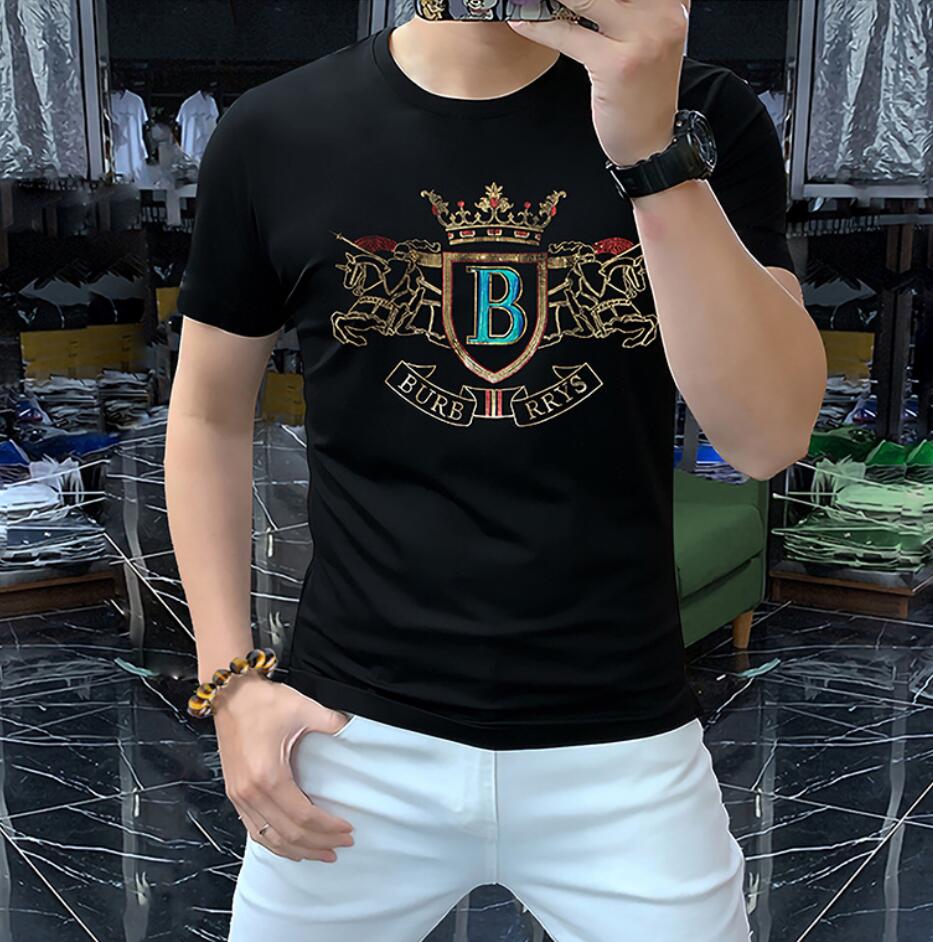 Men's T-Shirts European Station Fashion Brand Hot Diamond Men's Short Sleeve Crew Neck Shirt, W1
Men's T-Shirts European Station Fashion Brand Hot Diamond Men's Short Sleeve Crew Neck Shirt, W1