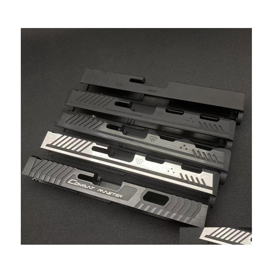 Tactical Accessories Cnc Aluminum Si Tti Slide For G17 Marui Gel Blaster Rmr Airsoft Paintball Kublai P1 Sliding Frame Drop Delivery Dhocj
Tactical Accessories Cnc Aluminum Si Tti Slide For G17 Marui Gel Blaster Rmr Airsoft Paintball Kublai P1 Sliding Frame Drop Delivery Dhocj