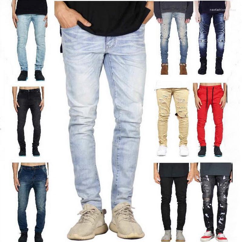 Men's Jeans Men Skinny Ripped Stretch For Slim-Fit Hole Men's Printed Denim Pants Multiple Styles Size -38, Mb04
Men's Jeans Men Skinny Ripped Stretch For Slim-Fit Hole Men's Printed Denim Pants Multiple Styles Size -38, Mb04