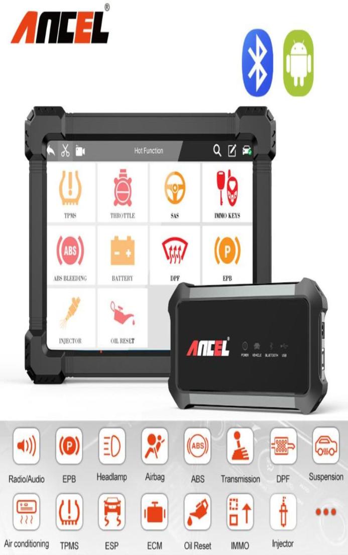 Ancel X7 OBD2 Auto Scanner Bluetooth Wifi Professional Full System Diagnostic Tool Oil EPB DPF IMMO Reset Multilanguage Car Tools1296154
Ancel X7 OBD2 Auto Scanner Bluetooth Wifi Professional Full System Diagnostic Tool Oil EPB DPF IMMO Reset Multilanguage Car Tools1296154