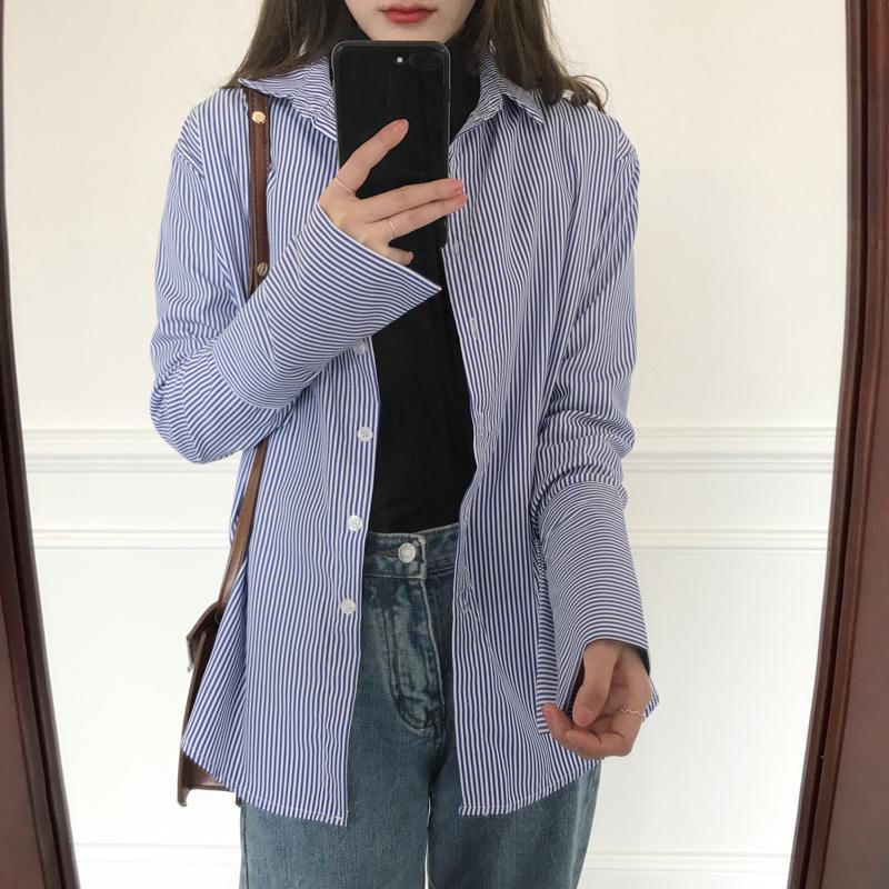 Women' Blouses & Shirts Japan Kawaii Striped Flare Sleeves Solid Color Student Female Shirt Korean Punk Harajuku Clothing For W, Bu
Women' Blouses & Shirts Japan Kawaii Striped Flare Sleeves Solid Color Student Female Shirt Korean Punk Harajuku Clothing For W, Bu