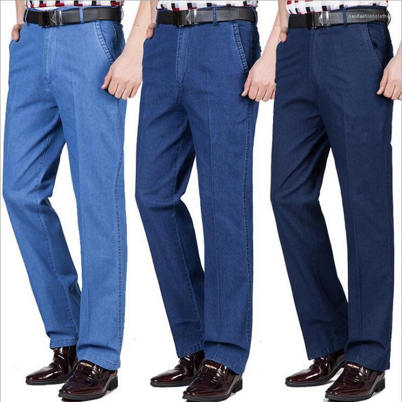Men's Jeans Middle-Aged Men's Fashion High Waist Loose Stretch Business Casual Denim Pants Size -44, Thick blue
Men's Jeans Middle-Aged Men's Fashion High Waist Loose Stretch Business Casual Denim Pants Size -44, Thick blue