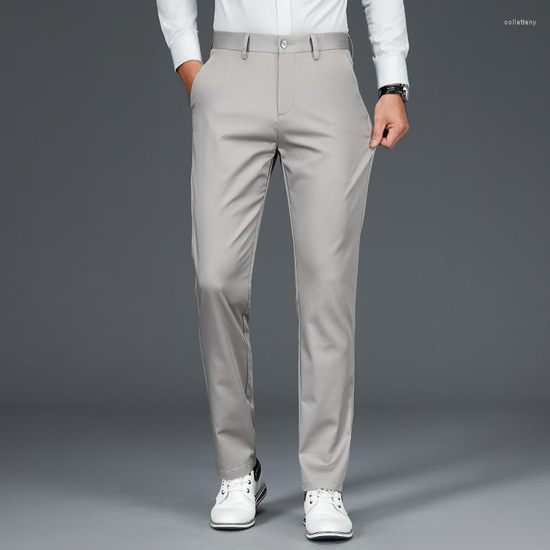 Men's Pants Classic Style Lyocell Fabric Men's Fit Small Straight Casual Business Fashion Solid Color Stretch Trousers Male Brand, Khaki
Men's Pants Classic Style Lyocell Fabric Men's Fit Small Straight Casual Business Fashion Solid Color Stretch Trousers Male Brand, Khaki