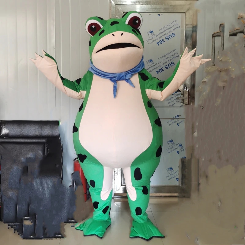Lovely Frog Inflatable Mascot Costume Outfit Advertising Promotion Funny Green Red Frog Clothes for Halloween Cartoon Comic show
Lovely Frog Inflatable Mascot Costume Outfit Advertising Promotion Funny Green Red Frog Clothes for Halloween Cartoon Comic show