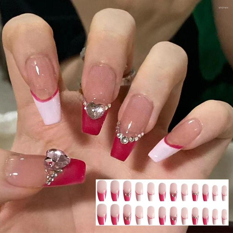 False Nails 24pcs DIY Manicure Fake Nials Crystal Press On LongBallerina French, As show
False Nails 24pcs DIY Manicure Fake Nials Crystal Press On LongBallerina French, As show