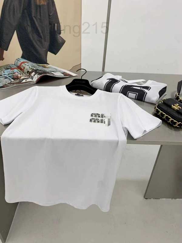 Women' T-Shirt Designer Version Spring and Summer New Diamond Logo Round Neck Short Sleeve QY0L, White3
Women' T-Shirt Designer Version Spring and Summer New Diamond Logo Round Neck Short Sleeve QY0L, White3