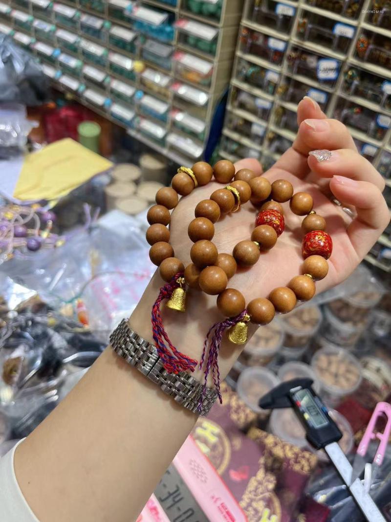 Strand Sandalwood One Loop Bracelet Match Big Red Old Type Bead Gold Plated Bell Accessory Christmas 2023 Novelty Gift For Girlfriend
Strand Sandalwood One Loop Bracelet Match Big Red Old Type Bead Gold Plated Bell Accessory Christmas 2023 Novelty Gift For Girlfriend