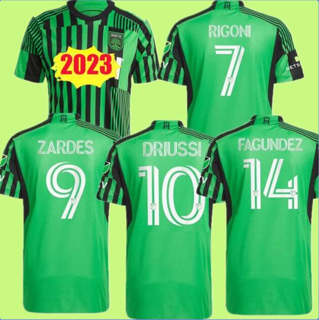 MLS 2023 Austin FC soccer jersey home 23 24 Fagundez Rigoni Zardes Driussi PEREIRA GALLAGHER football shirts fans player version thailand quality men AA
MLS 2023 Austin FC soccer jersey home 23 24 Fagundez Rigoni Zardes Driussi PEREIRA GALLAGHER football shirts fans player version thailand quality men AA