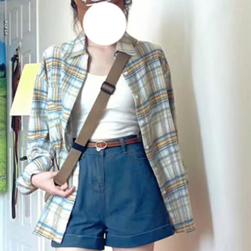 Women' Blouses DUOFAN Vintage Tops Lady Casual Plaid Long Sleeve Shirts Women 2023 Spring Autumn Turn Down CollarShirt Coat
Women' Blouses DUOFAN Vintage Tops Lady Casual Plaid Long Sleeve Shirts Women 2023 Spring Autumn Turn Down CollarShirt Coat