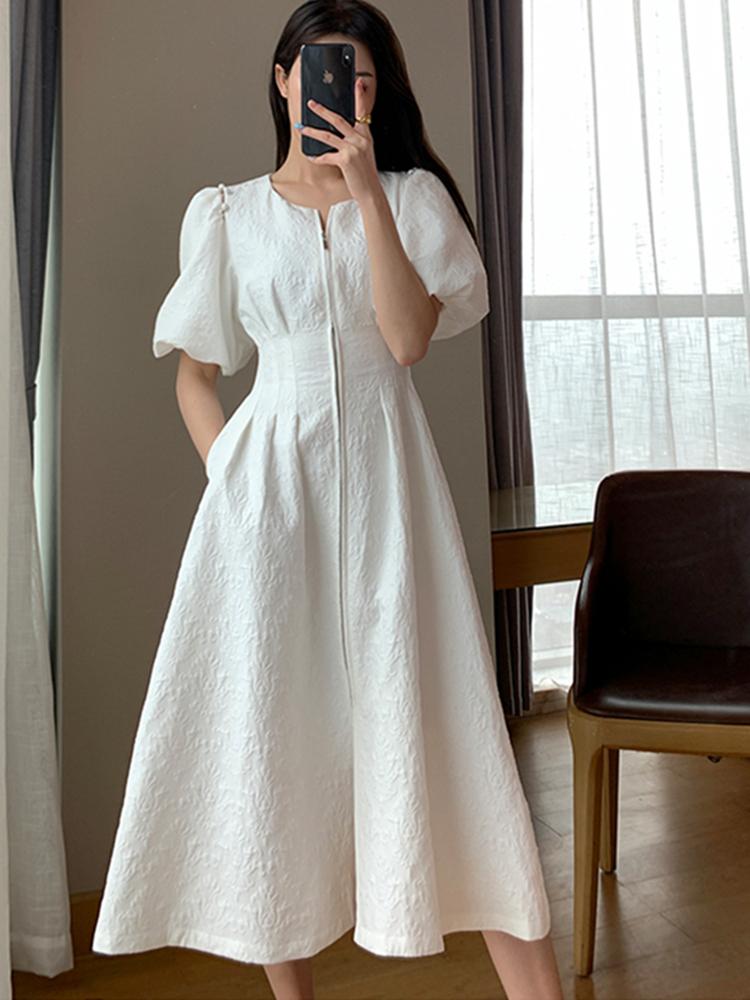 Casual Dresses 2023 Summer Women Fashion Elegant White Solid Midi Office Lady Female A Line Clothes Vestdios, Black
Casual Dresses 2023 Summer Women Fashion Elegant White Solid Midi Office Lady Female A Line Clothes Vestdios, Black