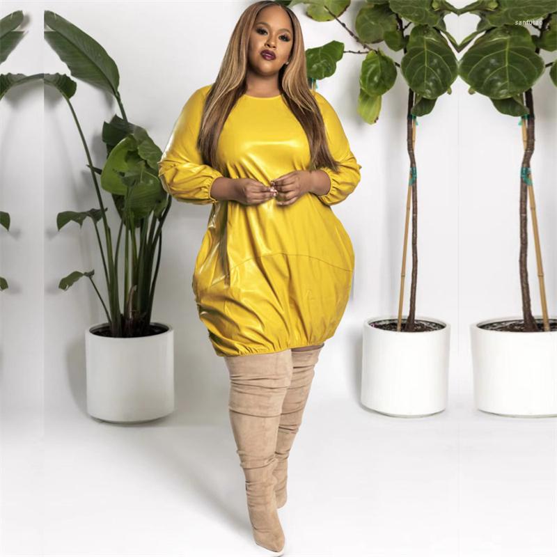 Plus Size Dresses Lady Long Sleeve Leather Dress Knee Length Women Elegant Pu Sexy Short 5xl Wholesale Bulk Drop, Black
Plus Size Dresses Lady Long Sleeve Leather Dress Knee Length Women Elegant Pu Sexy Short 5xl Wholesale Bulk Drop, Black