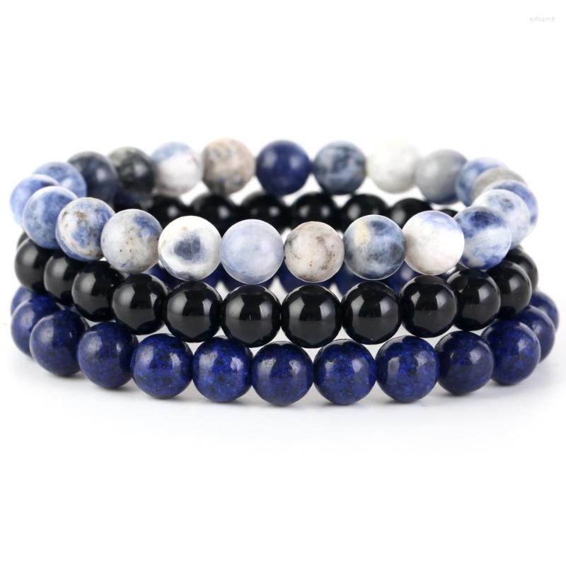 Strand 3Pcs/Set 8mm Natural Stone Bracelet Sodalite Lapis Lazuli Agates Beads Bracelets For Women Men Jewelry Gift Healing Energy
Strand 3Pcs/Set 8mm Natural Stone Bracelet Sodalite Lapis Lazuli Agates Beads Bracelets For Women Men Jewelry Gift Healing Energy