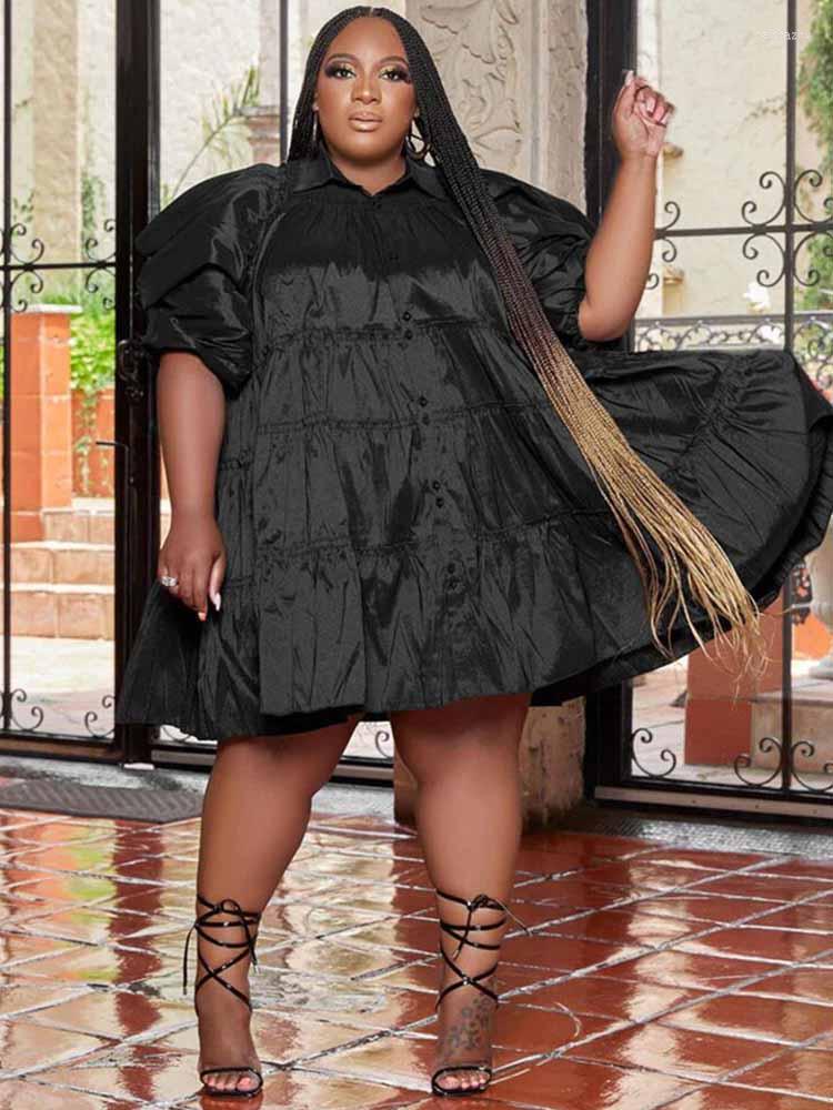 Plus Size Dresses Women Summer Dress Sweet Ladies Oversized Clothes Preppy Sexy Short Shirt Wholesale Bulk Drop, Black
Plus Size Dresses Women Summer Dress Sweet Ladies Oversized Clothes Preppy Sexy Short Shirt Wholesale Bulk Drop, Black