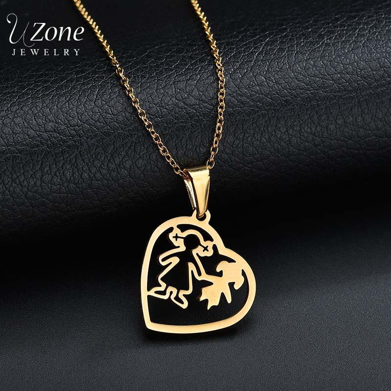Chains Family Chain Stainless Steel Pendant Necklace Mather And Daughter Necklaces Heart Gold Color Jewelry Gifts For Woemn
Chains Family Chain Stainless Steel Pendant Necklace Mather And Daughter Necklaces Heart Gold Color Jewelry Gifts For Woemn