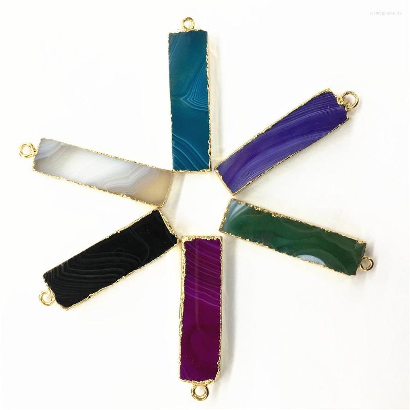 Pendant Necklaces Gazelle Natural Stone Jewelry Gold Plating Crystal Glossy Agates Connector Green Blue Slices Charms Pendants 6PCS
Pendant Necklaces Gazelle Natural Stone Jewelry Gold Plating Crystal Glossy Agates Connector Green Blue Slices Charms Pendants 6PCS