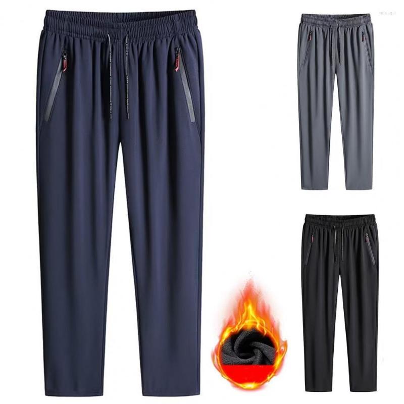 Men's Pants 2023 Winter Casual Men Thicken Plush Lining Warm Drawstring Elastic Waist Trousers Loose Male Sweatpants For Daily Wear, Black
Men's Pants 2023 Winter Casual Men Thicken Plush Lining Warm Drawstring Elastic Waist Trousers Loose Male Sweatpants For Daily Wear, Black