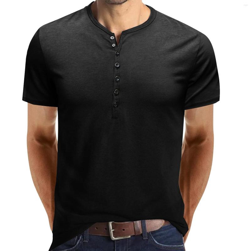 Men's T Shirts Men Cotton Linen Blouse Summer Button Round Neck Solid Color Short-sleeved Top Bottoming Shirt Beach Loose Holiday, Gy
Men's T Shirts Men Cotton Linen Blouse Summer Button Round Neck Solid Color Short-sleeved Top Bottoming Shirt Beach Loose Holiday, Gy